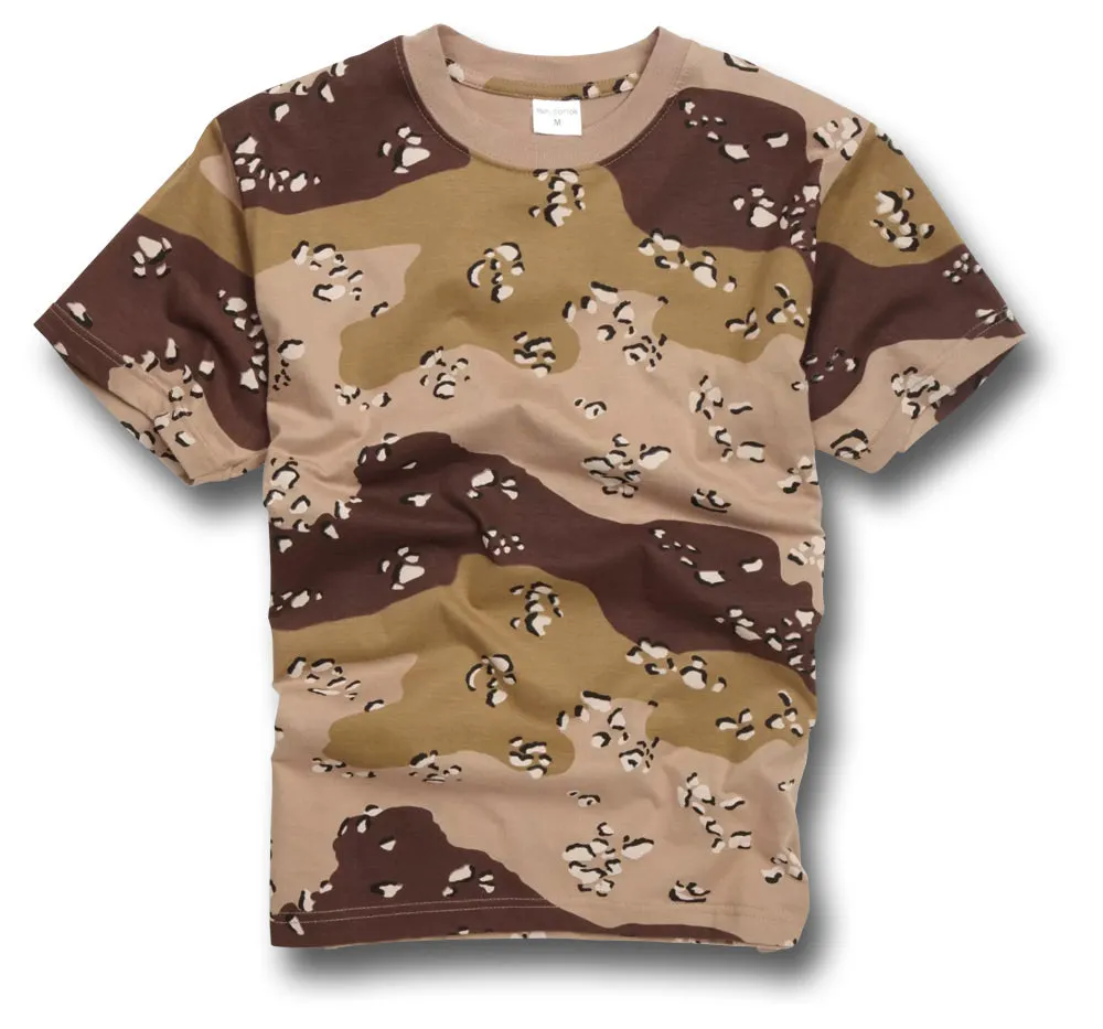 100% COTTON CAMMO T-SHIRT