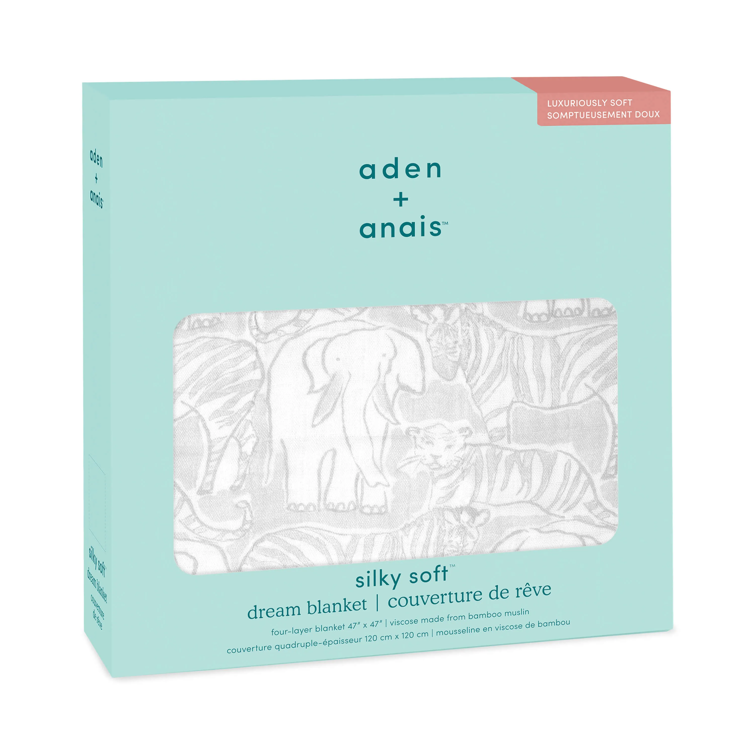 aden   anais Boutique Silky Soft Dream Blanket (Culture Club)