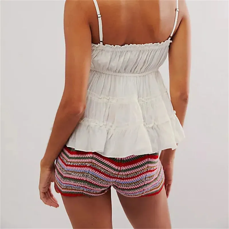 Ariadne Wave Knit Shorts