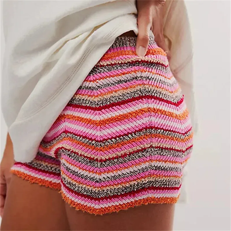 Ariadne Wave Knit Shorts