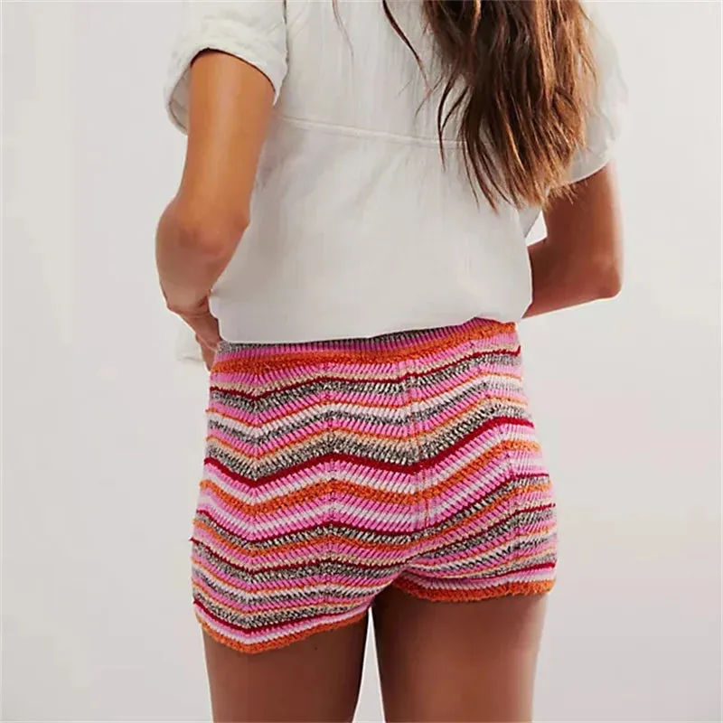 Ariadne Wave Knit Shorts