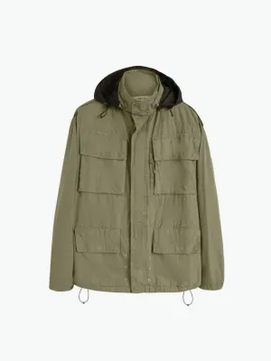 Aspesi Cotton Canvas Field Jacket Khaki