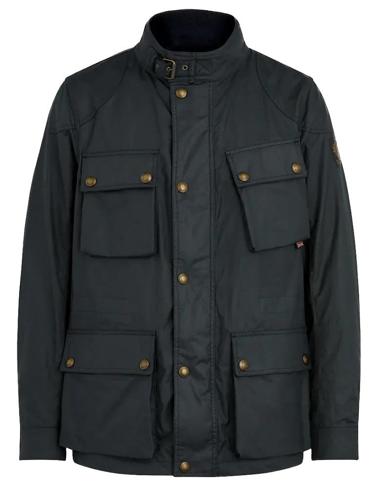 Belstaff Waxed Cotton Fieldmaster Jacket - Navy