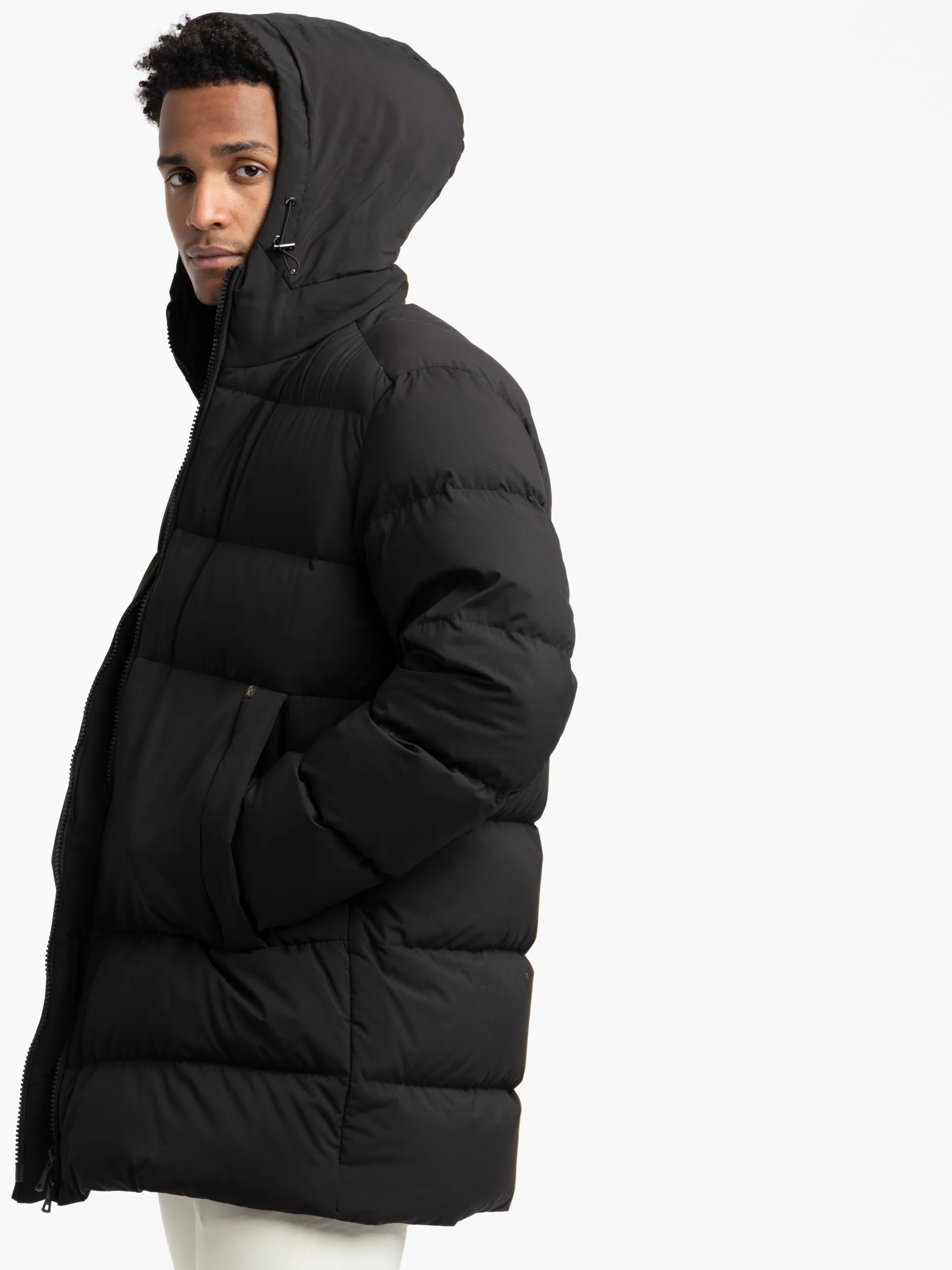 Black Typhoon Platinum Ultra Light Down Coat