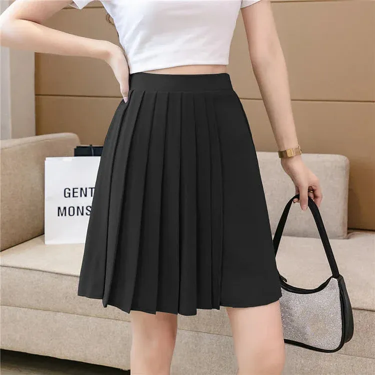 Casual Chiffon High Waist Loose Pleated Shorts