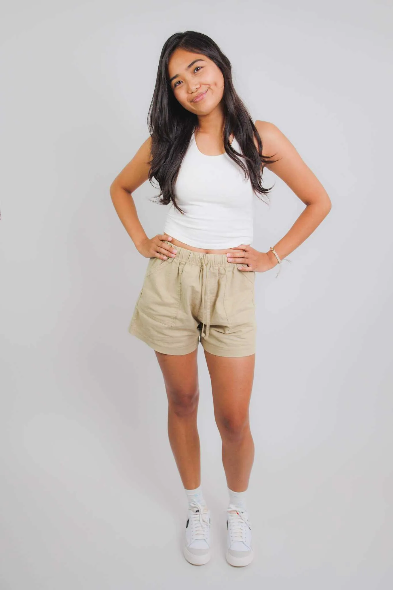 Casual Shorts - Women's Hemp Linen Like Shorts