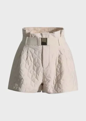 Chasity High-Waisted Stitched Shorts