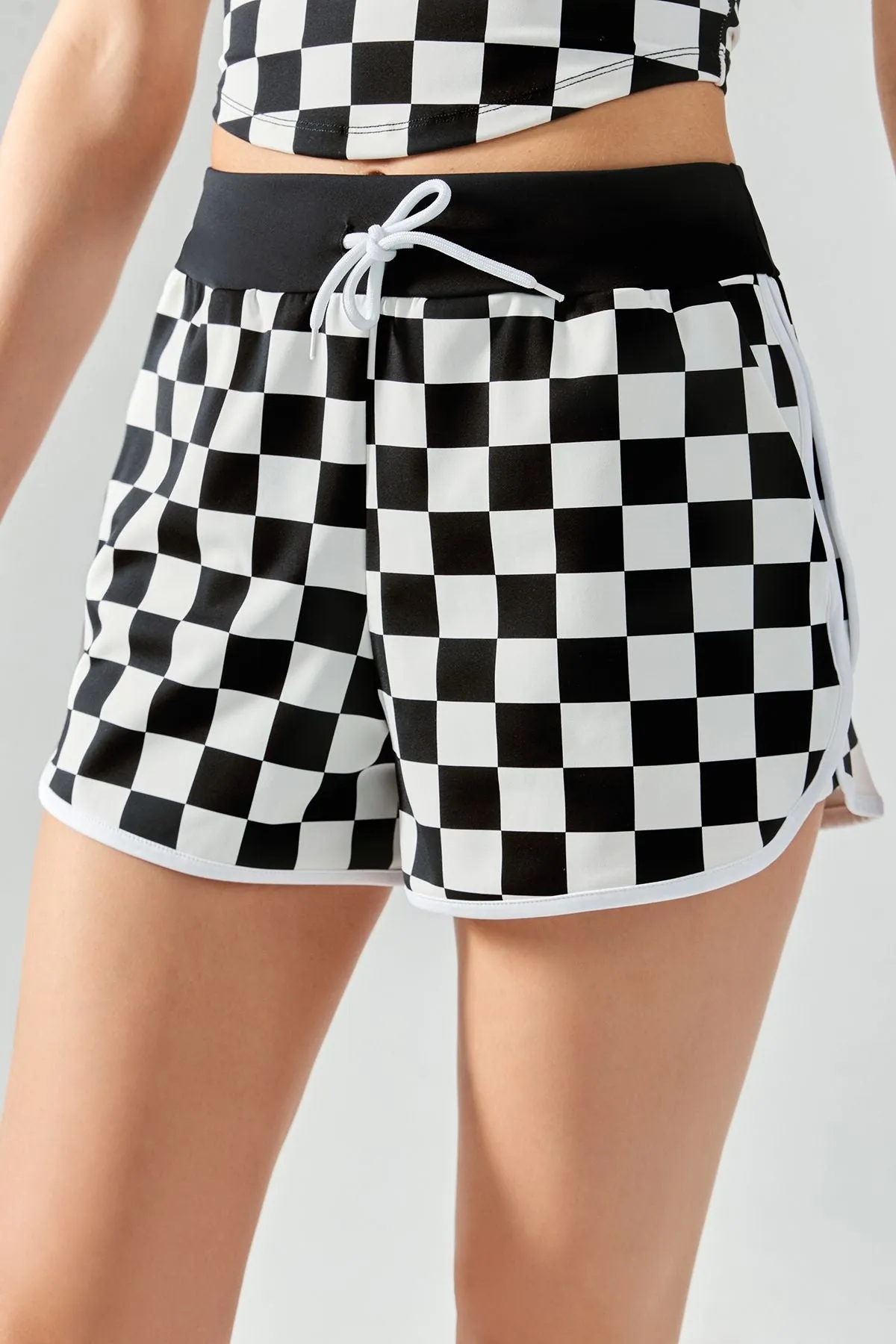 Classic Checkerboard Dolphin Shorts