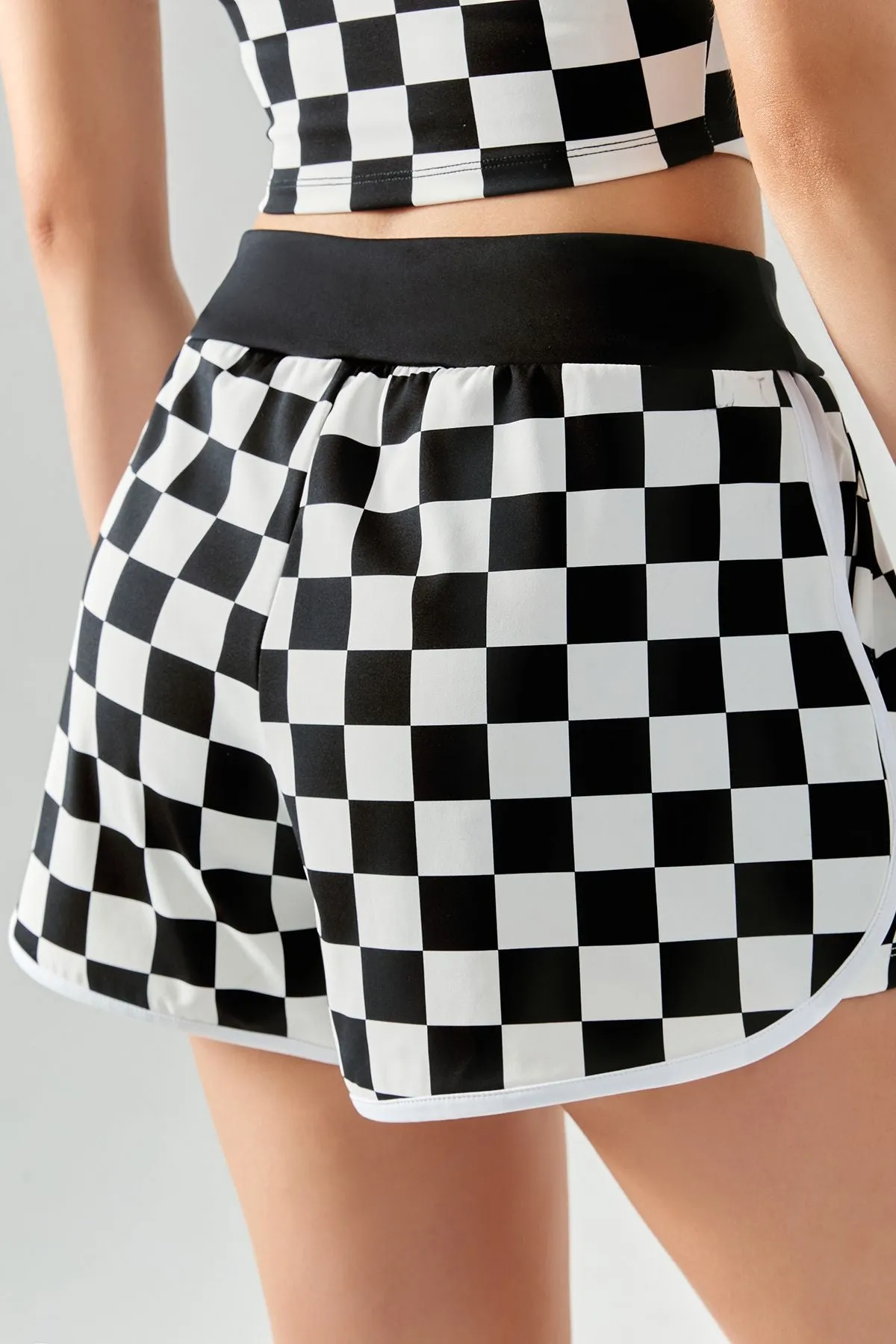 Classic Checkerboard Dolphin Shorts