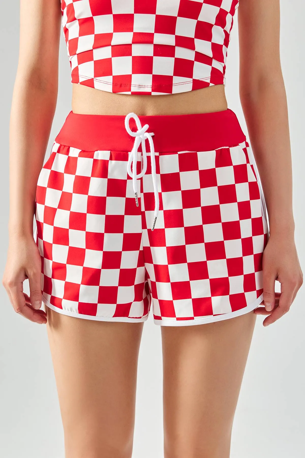 Classic Checkerboard Dolphin Shorts