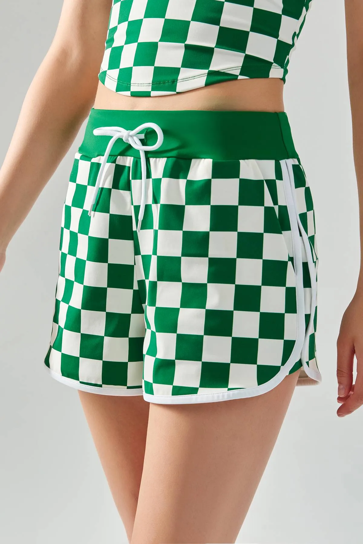 Classic Checkerboard Dolphin Shorts