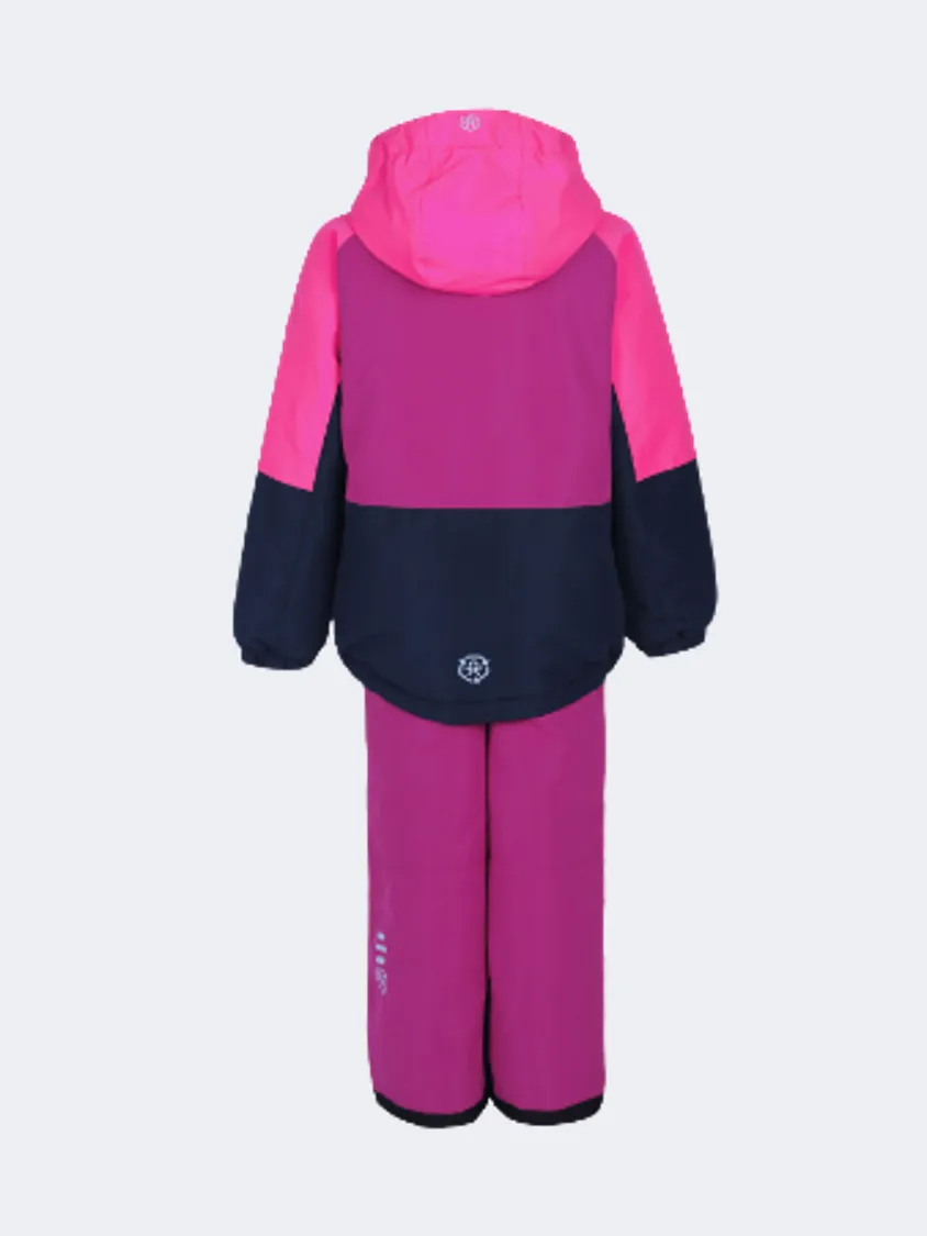 Color Kids Colorblock Af 10.000 Girls Skiing Set Fuchsia