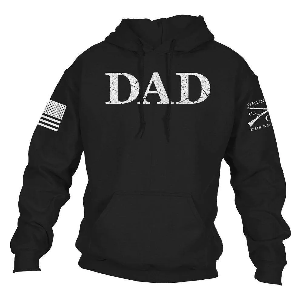 Dad Defined Hoodie - Black