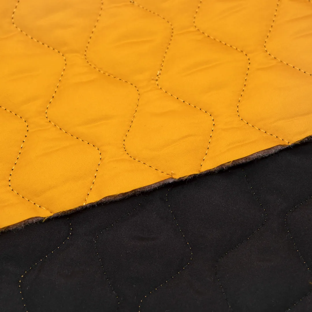 Deadstock Quilted Coating - Marigold *Imperfect