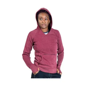 Dovetail Women's Anna Pullover Hoody - Heather Currant - ONLINE STORE CREDIT/EXCHANGE ONLY