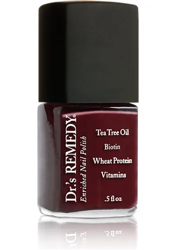 Dr.'s REMEDY Enriched Nail Polish / MEANINGFUL Merlot (creme) 15ml