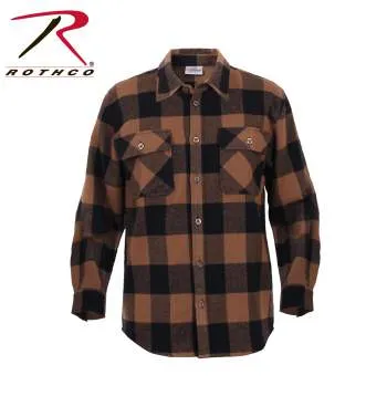 Extra Heavyweight Buffalo Plaid Flannel Shirt