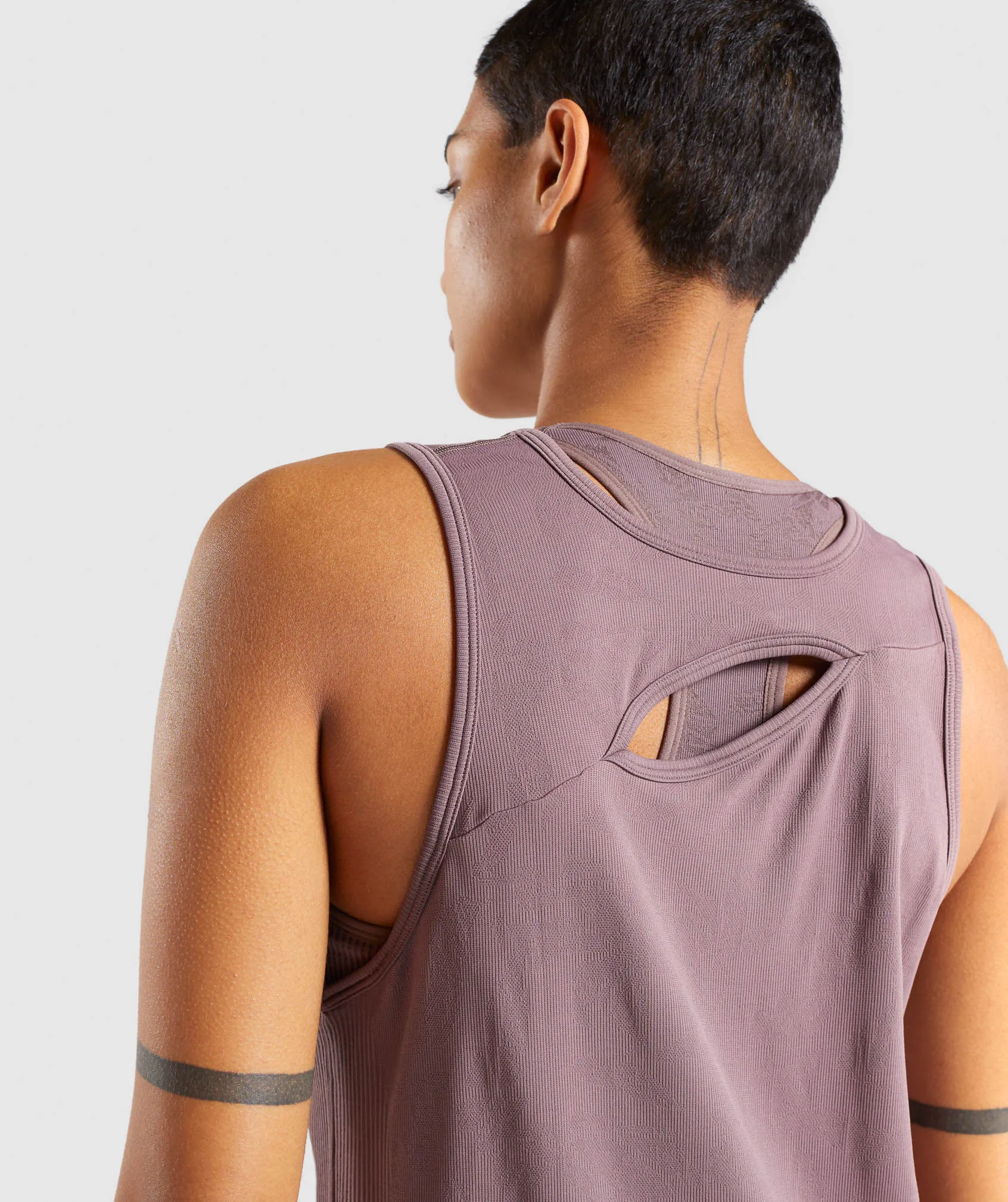 Gymshark Studio Tank - Taupe