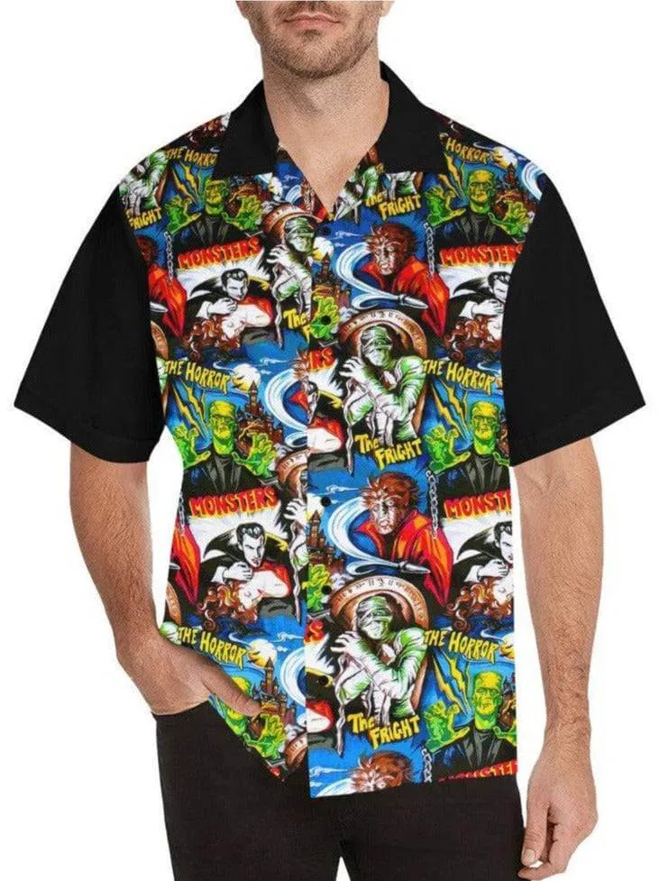 Hollywood Monsters Mens Dress Shirt