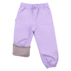 Jan & Jul Kids Cozy-Dry Rain & Snow Pants - Lavender