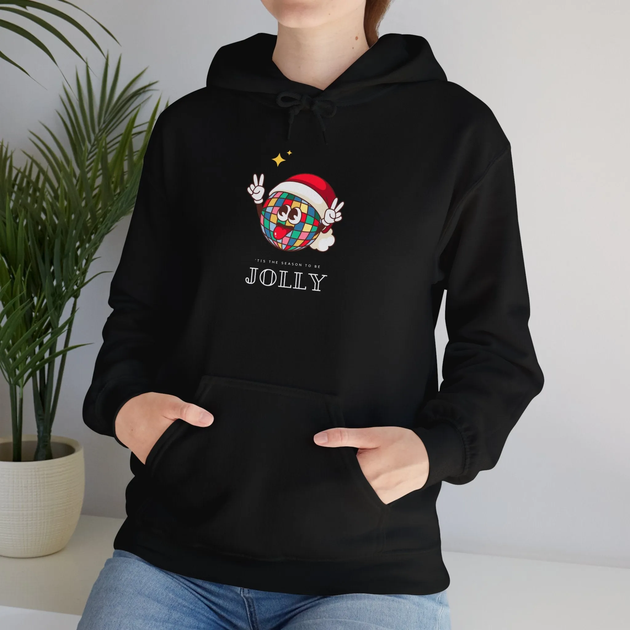 Jolly Holiday Hoodie - Cozy Christmas Sweatshirt for Winter, Festive Gift, Unisex Holiday Apparel, Warm Holiday Wear, Cute