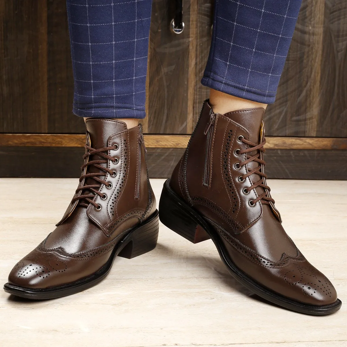 Men's New Stylish Comfortable And Height Increasing Regular Office and Formal Wear