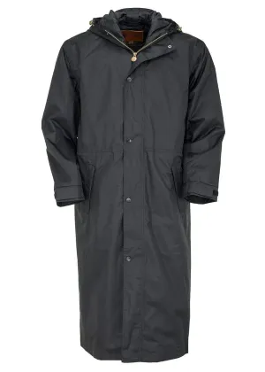 Men's Outback 2406-BLK Long Black Pak-a-roo Duster Raincoat