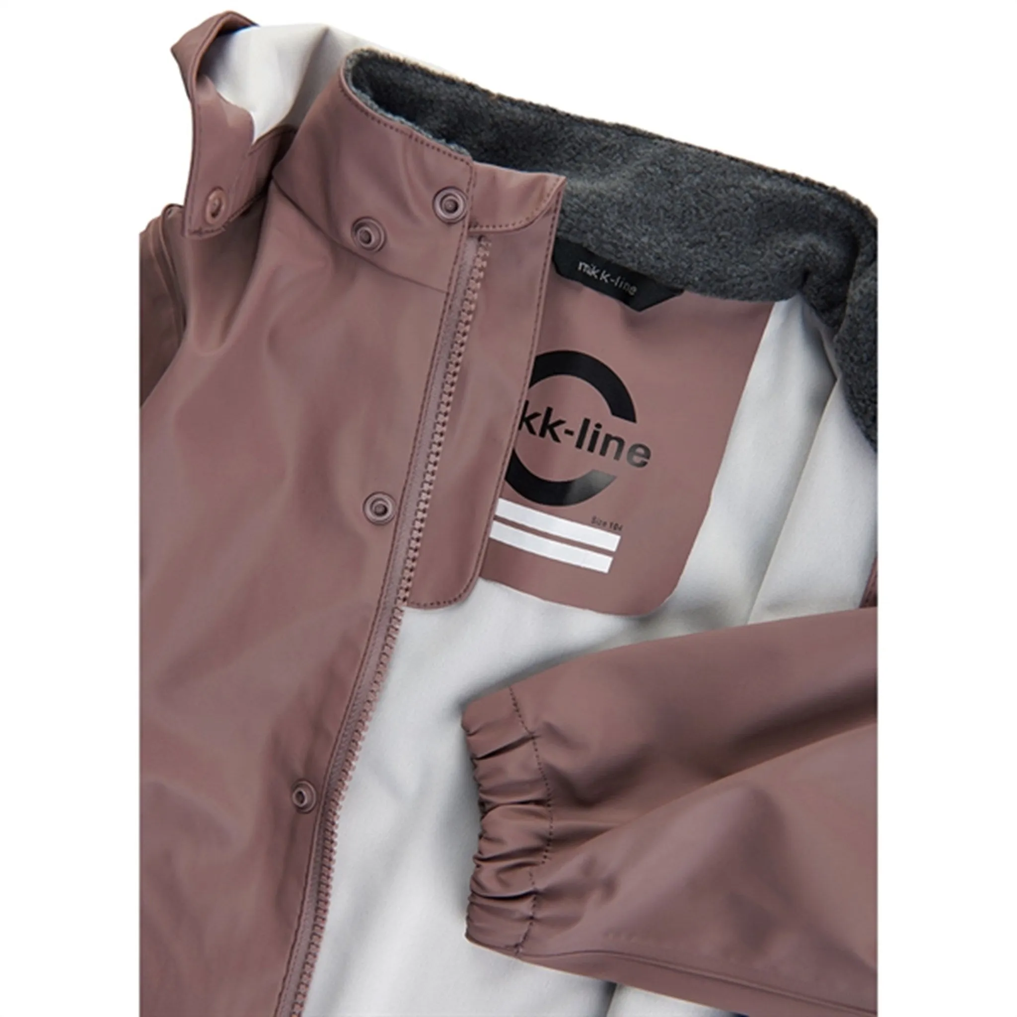 Mikk-Line Rainwear Jacket And Pants Burlwood