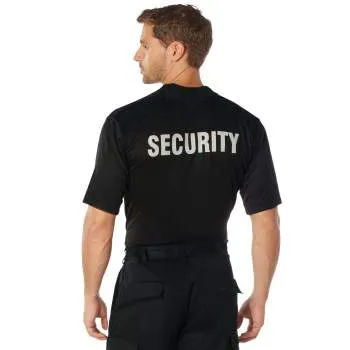 Moisture Wicking Security Polo Shirt With Badge