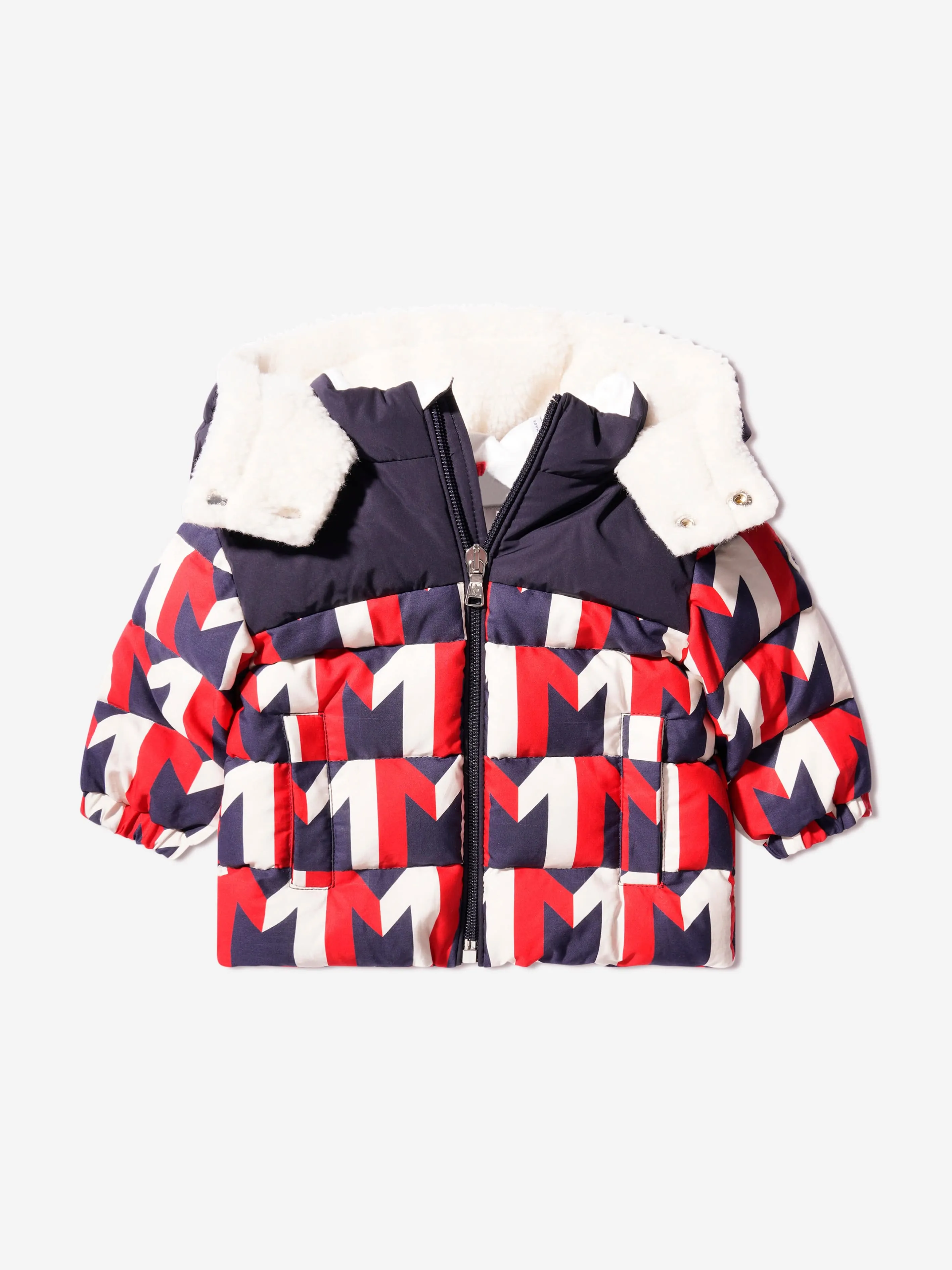 Moncler Enfant Baby Boys Down Padded Eddie Jacket in Multicolour