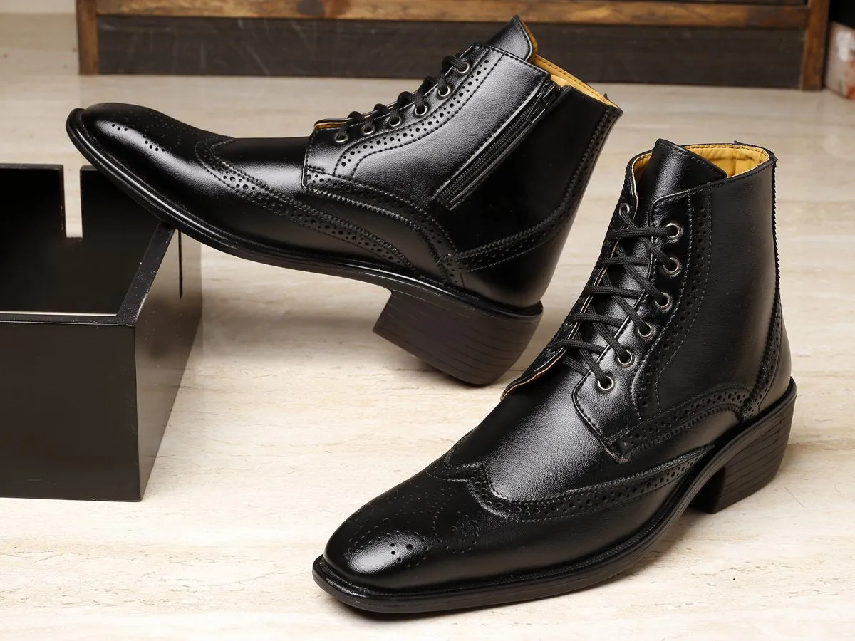 New Stylish And Comfortable Formal Office Wear Height Increasing Boots