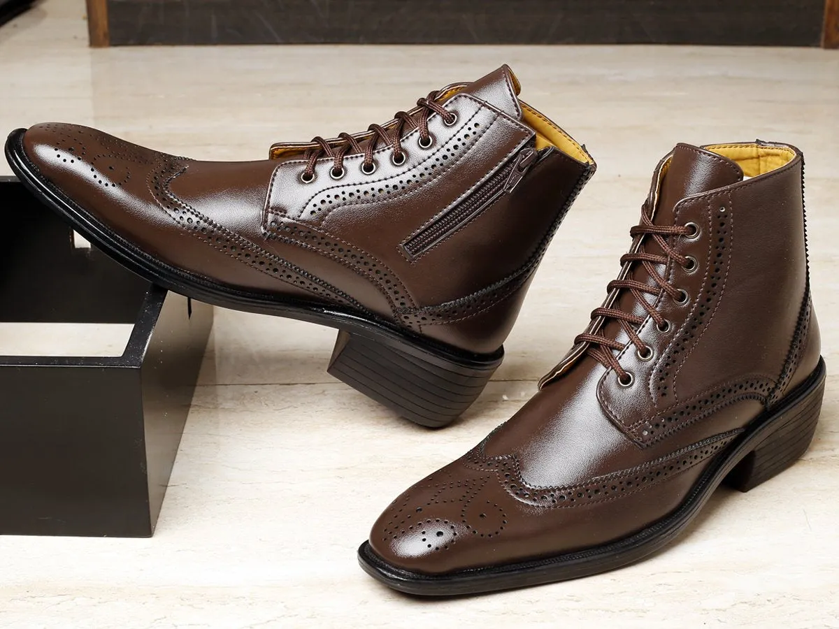 New Stylish And Comfortable Formal Office Wear Height Increasing Boots