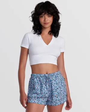 NEW YUME PRINTED CASUAL SHORTS (BFA)