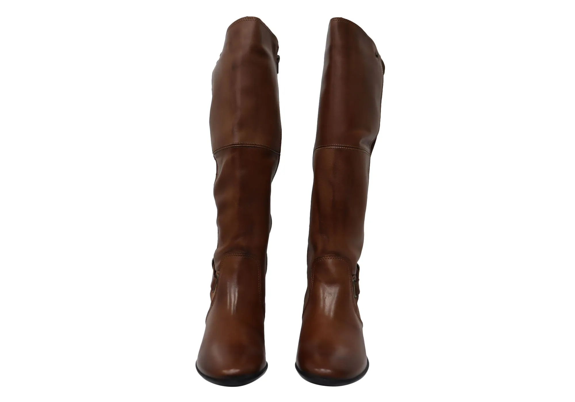 Perlatto Olander Womens Brazilian Comfortable Leather Knee High Boots