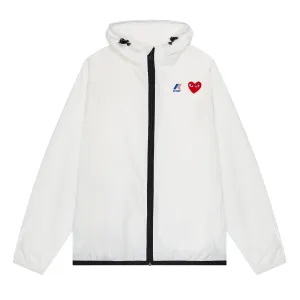 Play Comme des Garçons - K-WAY Le Vrai Zip Jacket - (White)