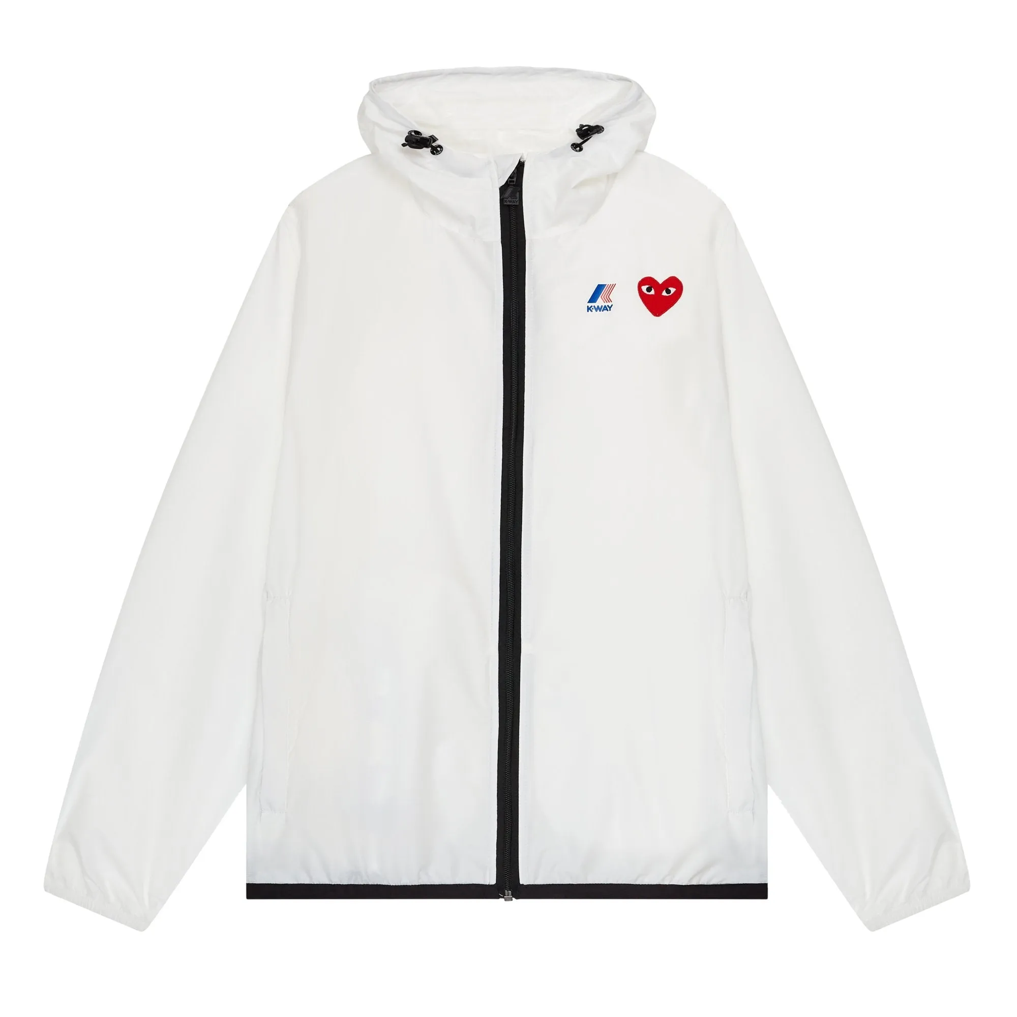 Play Comme des Garçons - K-WAY Le Vrai Zip Jacket - (White)