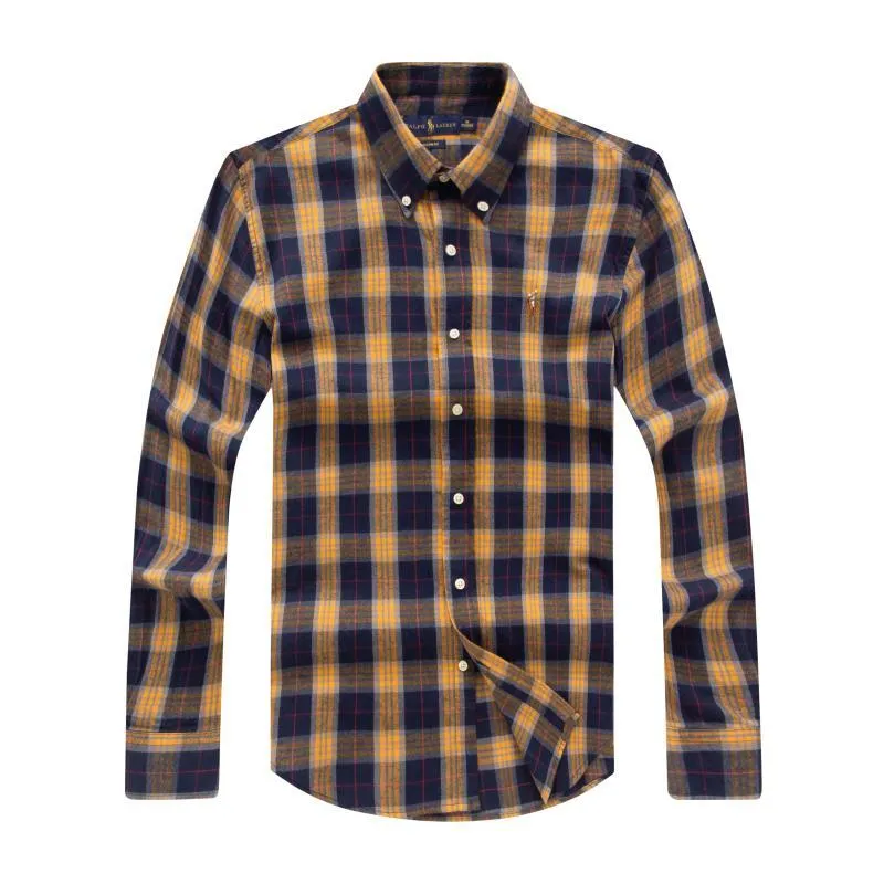 PRL  Custom  Designers Shirts For Men-Blue Yellow