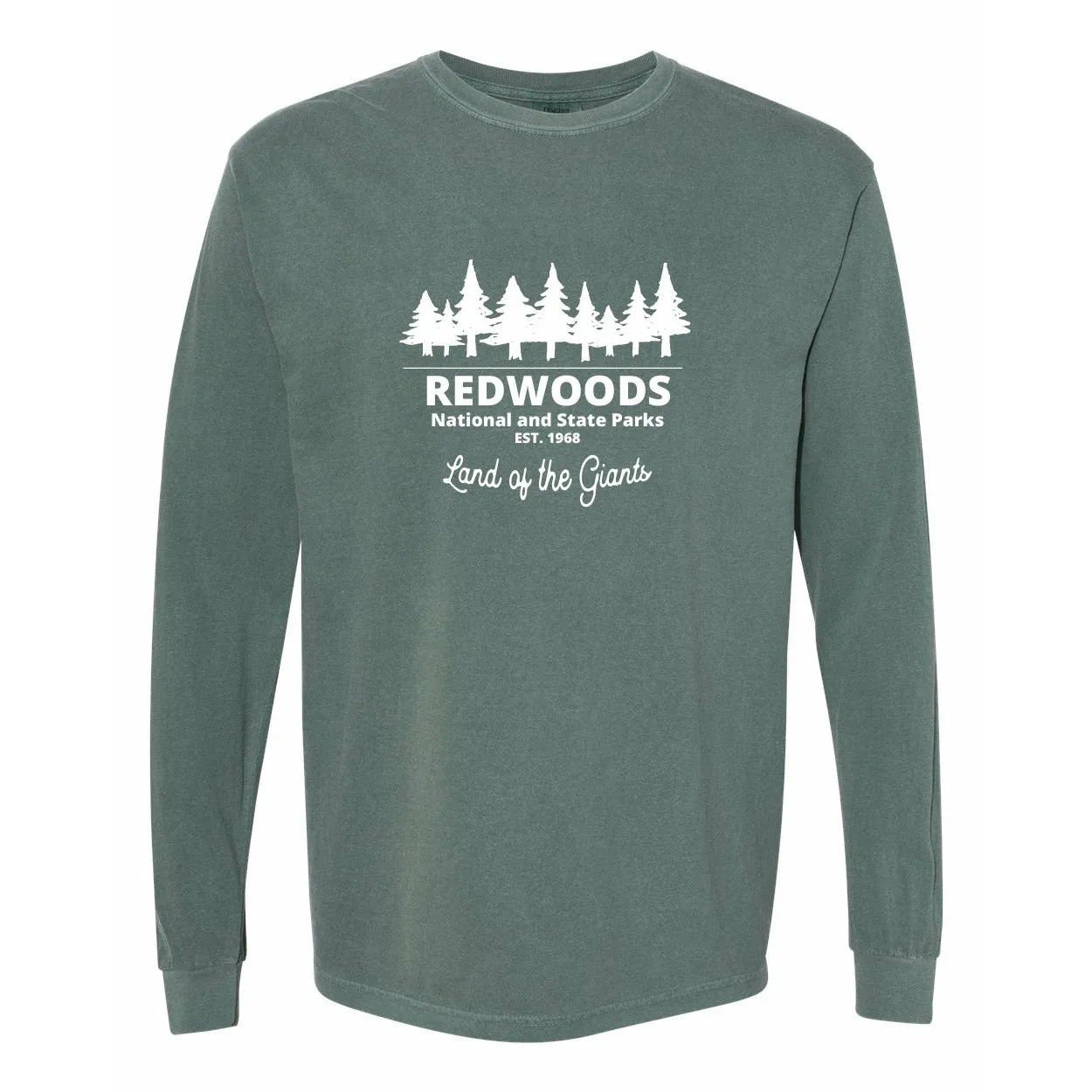 Redwood National Park Comfort Colors Long Sleeve T Shirt