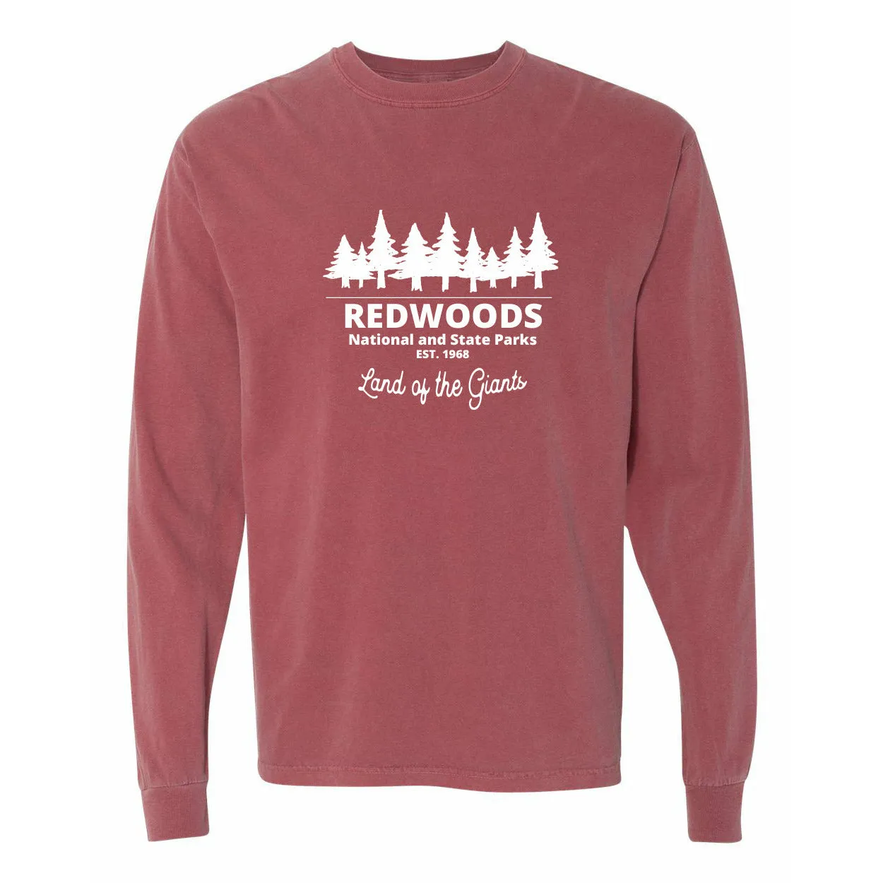 Redwood National Park Comfort Colors Long Sleeve T Shirt