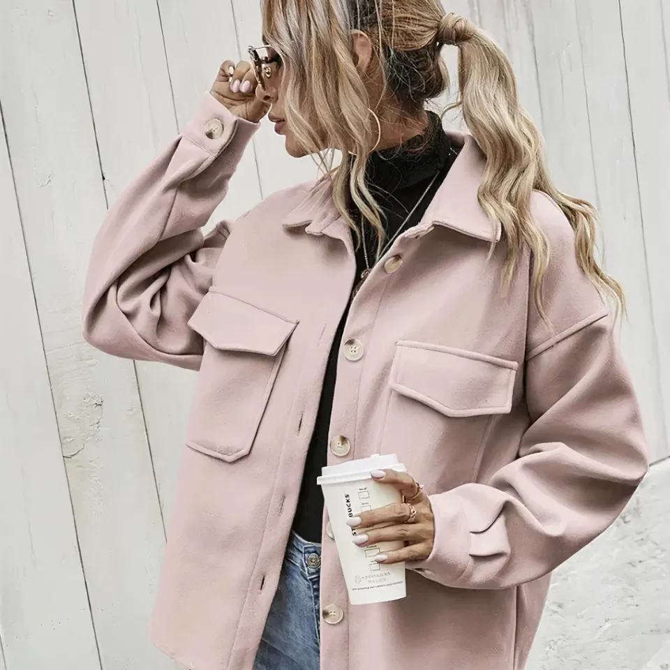 Retro style winter jacket - Heather