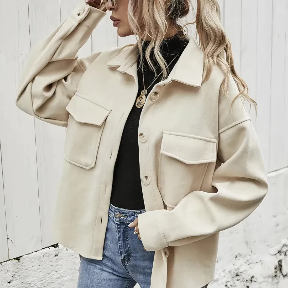 Retro style winter jacket - Heather