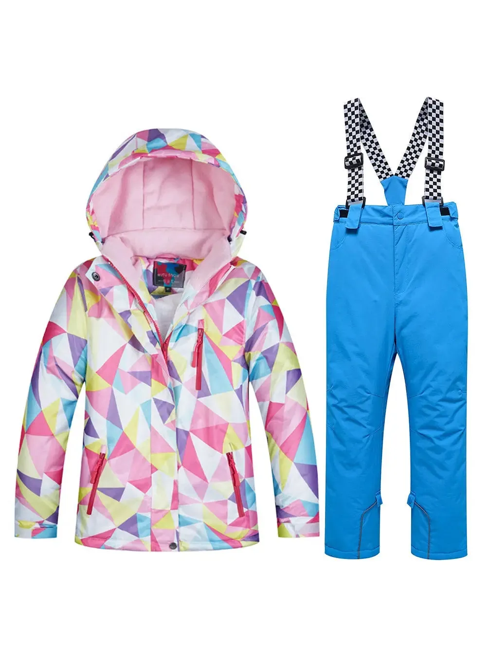 Riuiyele Girl Skiing Snowboarding Insulated Suits Windproof Outwear