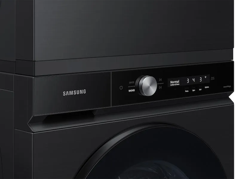 Samsung DVG53BB8700VA3 Bespoke 7.6 cu. ft. Ultra Capacity Gas Dryer with Super Speed Dry and AI Smart Dial in Brushed Black