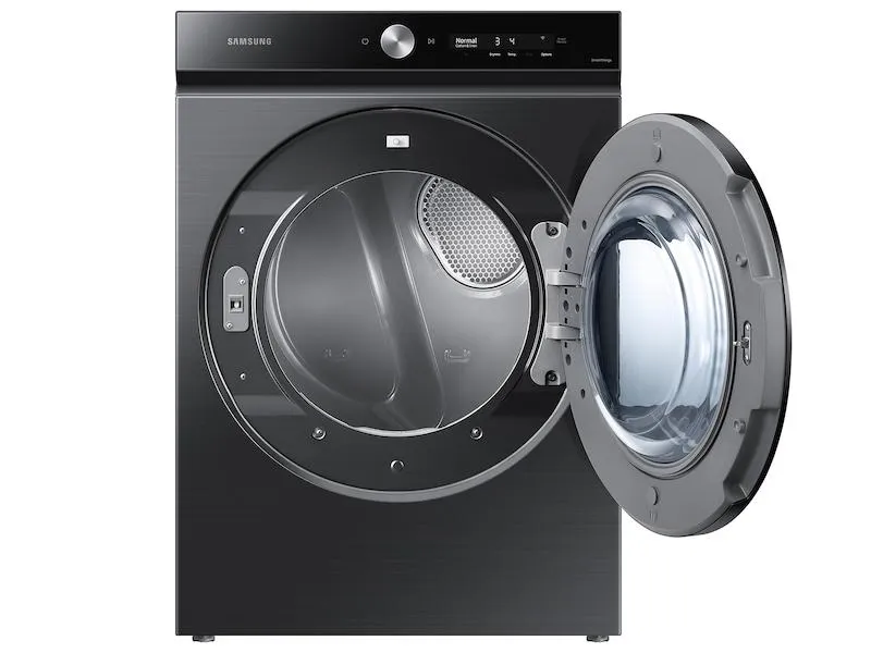 Samsung DVG53BB8700VA3 Bespoke 7.6 cu. ft. Ultra Capacity Gas Dryer with Super Speed Dry and AI Smart Dial in Brushed Black