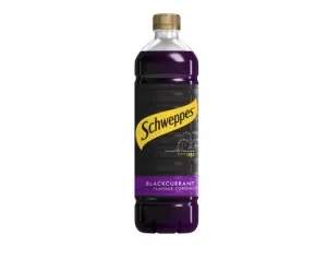 Schweppes Blackcurrant Flavour Cordial Pack of 12x1 ltr