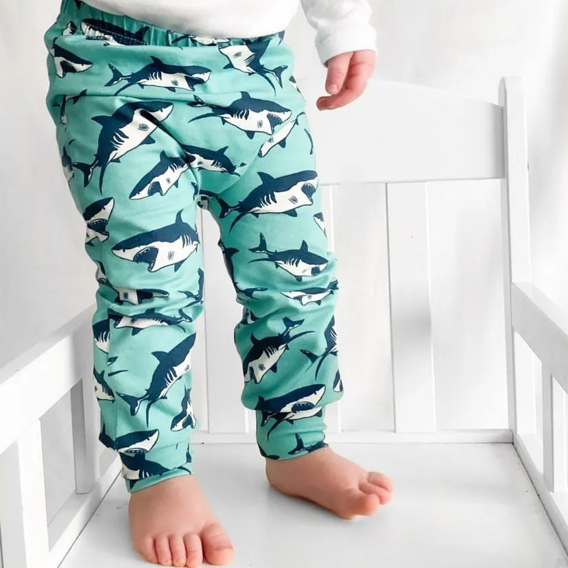 Shark Print Leggings