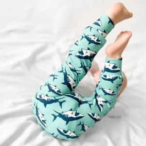 Shark Print Leggings