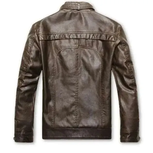 Sophisticated Lambskin Leather Jacket for the Modern Sophisticate