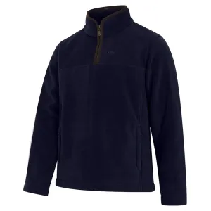 Stenton Quarter Zip Fleece - Midnight Navy by Hoggs of Fife