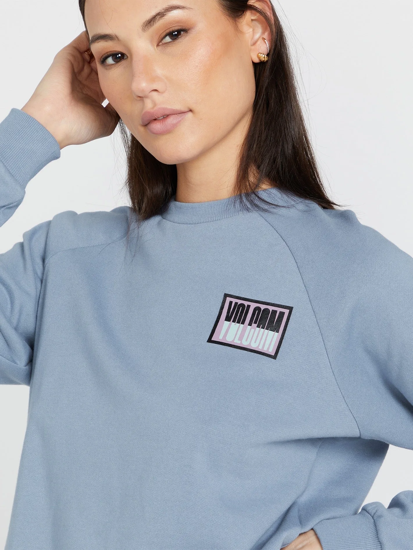 Truly Deal Crew Sweatshirt - Washed Blue